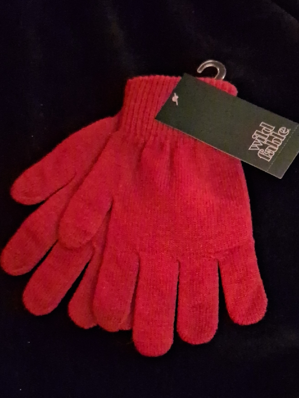 NWT! wild fable Red Knit Gloves